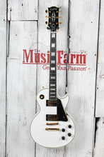 Load image into Gallery viewer, Epiphone Inspired by Gibson Les Paul Custom Electric Guitar Alpine White w Case
