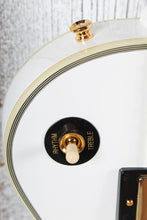 Load image into Gallery viewer, Epiphone Inspired by Gibson Les Paul Custom Electric Guitar Alpine White w Case