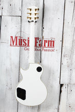 Load image into Gallery viewer, Epiphone Inspired by Gibson Les Paul Custom Electric Guitar Alpine White w Case