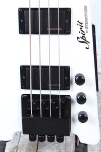 Steinberger XT-2 Bass 4 String Headless Electric Bass Guitar White with Gig Bag