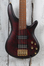 Load image into Gallery viewer, Ibanez SR305EDX 5 String Electric Bass Guitar Wine Red Frozen Matte Finish