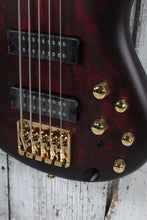 Load image into Gallery viewer, Ibanez SR305EDX 5 String Electric Bass Guitar Wine Red Frozen Matte Finish