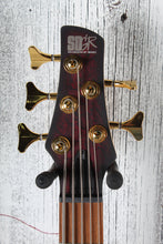 Load image into Gallery viewer, Ibanez SR305EDX 5 String Electric Bass Guitar Wine Red Frozen Matte Finish