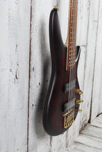 Load image into Gallery viewer, Ibanez SR305EDX 5 String Electric Bass Guitar Wine Red Frozen Matte Finish