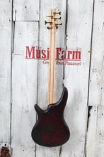Load image into Gallery viewer, Ibanez SR305EDX 5 String Electric Bass Guitar Wine Red Frozen Matte Finish