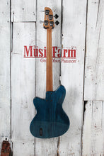 Load image into Gallery viewer, Ibanez Talman TMB400TA 4 String Electric Bass Guitar Cosmic Blue Starburst