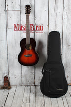 Yamaha CSF1M Parlor Body Acoustic Electric Guitar Tobacco Sunburst w Gigbag