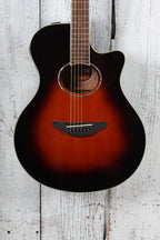 Yamaha Thinline Cutaway Acoustic Electric Guitar Old Violin Sunburst APX600 OVS