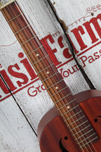 Gretsch G9200 Boxcar Round Neck Acoustic Resonator Guitar Natural Semi Gloss