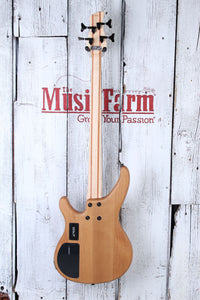 Yamaha TRBX604FM 4 String Electric Bass Guitar Flame Maple Top Natural Finish