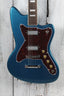Silvertone 1478 Offset Solid Body Electric Guitar Pelham Blue Finish