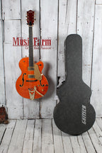 Gretsch Synchromatic Nashville Hollow Body Electric Guitar 50's Orange with Case