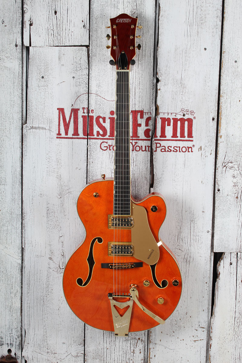 Gretsch Synchromatic Nashville Hollow Body Electric Guitar 50's Orange with Case