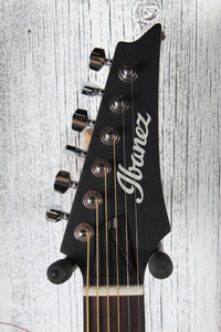 Ibanez Altstar ALT20 Acoustic Electric Guitar Weathered Black Open Pore Finish