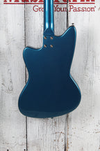 Silvertone 1478 Offset Solid Body Electric Guitar Pelham Blue Finish