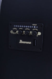 Ibanez Altstar ALT20 Acoustic Electric Guitar Weathered Black Open Pore Finish