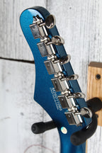Silvertone 1478 Offset Solid Body Electric Guitar Pelham Blue Finish