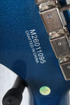Silvertone 1478 Offset Solid Body Electric Guitar Pelham Blue Finish
