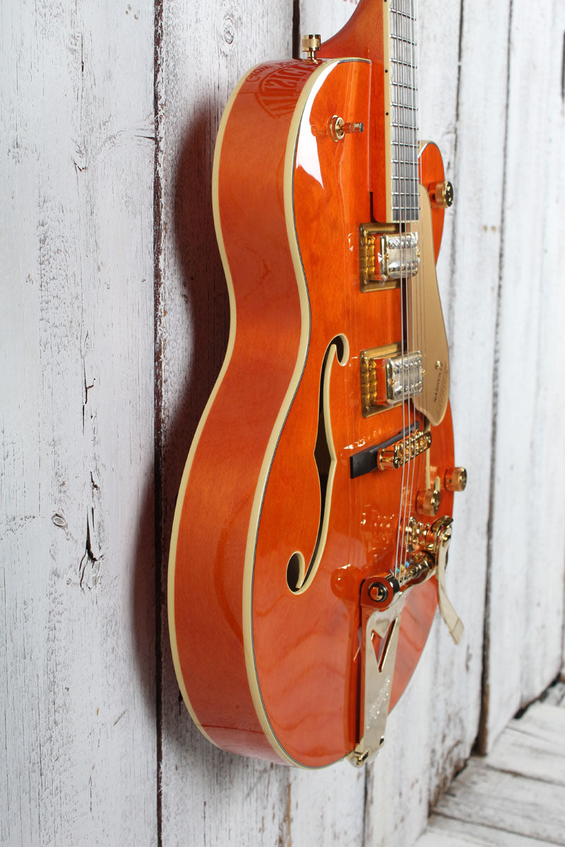 Gretsch Synchromatic Nashville Hollow Body Electric Guitar 50's Orange with Case