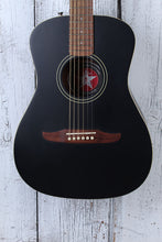 Load image into Gallery viewer, Fender 2023 Joe Strummer Campfire Acoustic Electric Guitar Matte Black w Gig Bag