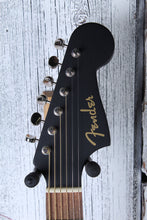 Load image into Gallery viewer, Fender 2023 Joe Strummer Campfire Acoustic Electric Guitar Matte Black w Gig Bag