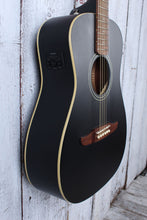 Load image into Gallery viewer, Fender 2023 Joe Strummer Campfire Acoustic Electric Guitar Matte Black w Gig Bag