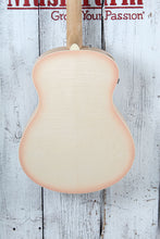 Load image into Gallery viewer, Ibanez AAM370M2E Acoustic Electric Guitar Transparent Antique White Peach Fuzz