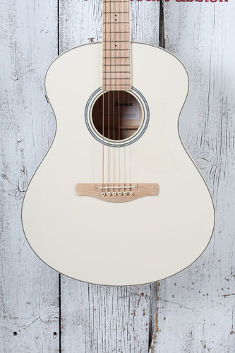 Ibanez AAM370M2E Acoustic Electric Guitar Transparent Antique White Ice Blue