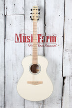 Load image into Gallery viewer, Ibanez AAM370M2E Acoustic Electric Guitar Transparent Antique White Ice Blue