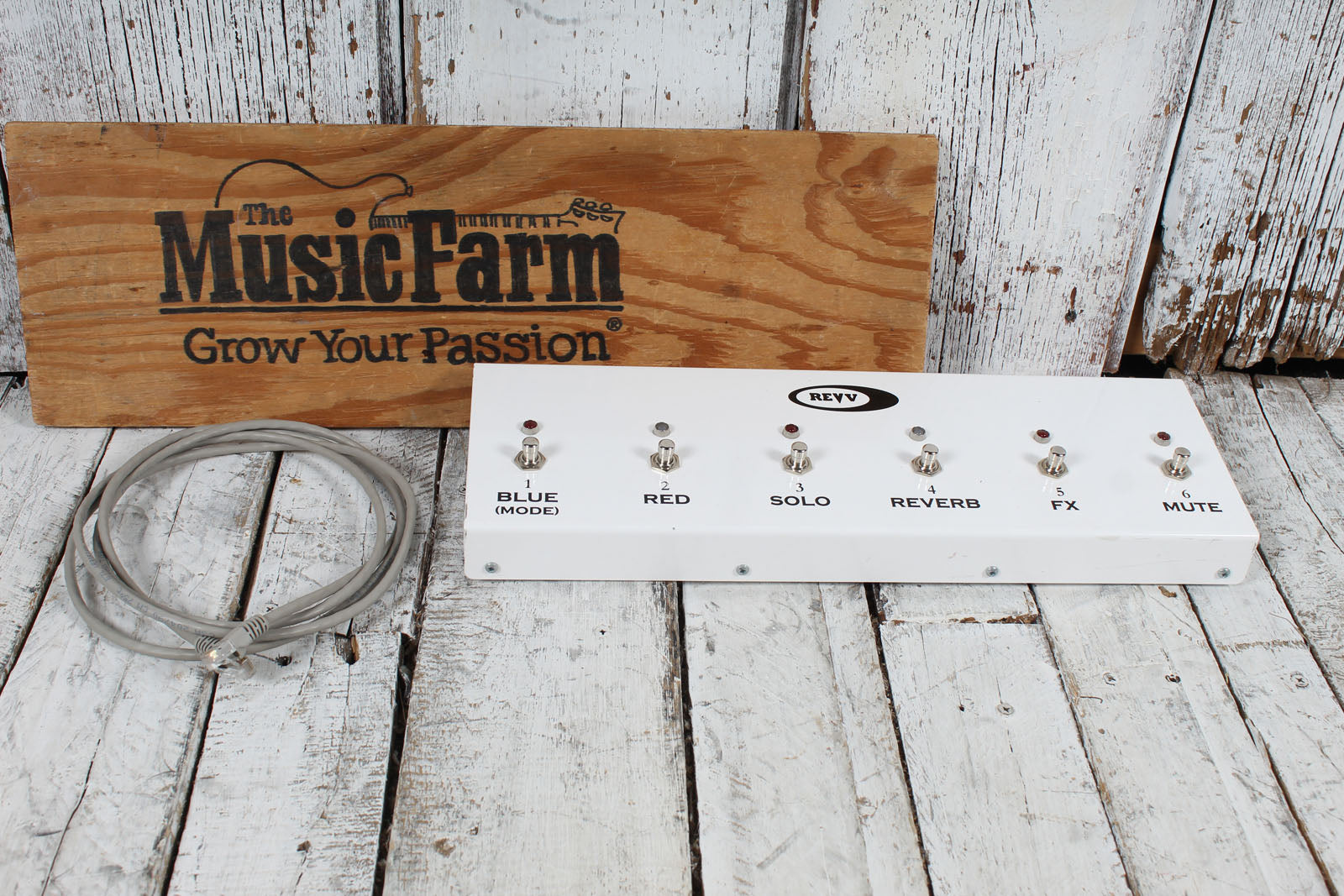 Revv Dynamis 7-40 Amplifier Footswitch 6 Button Amp Footswitch