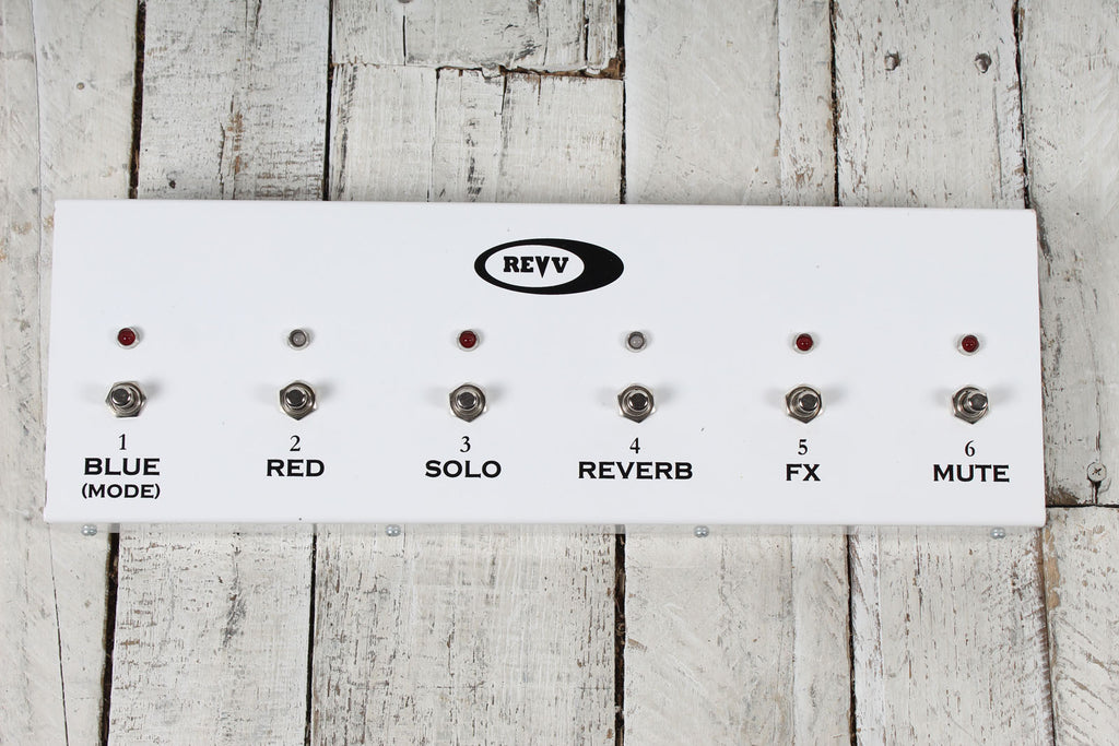 Revv Dynamis 7-40 Amplifier Footswitch 6 Button Amp Footswitch