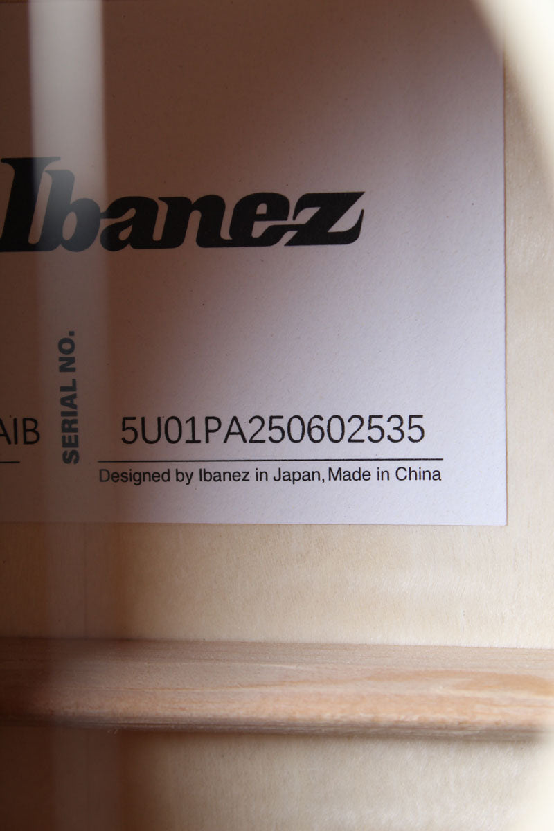 Ibanez AAM370M2E Acoustic Electric Guitar Transparent Antique White Ice Blue