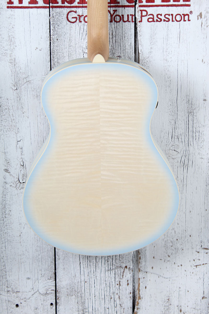 Ibanez AAM370M2E Acoustic Electric Guitar Transparent Antique White Ice Blue