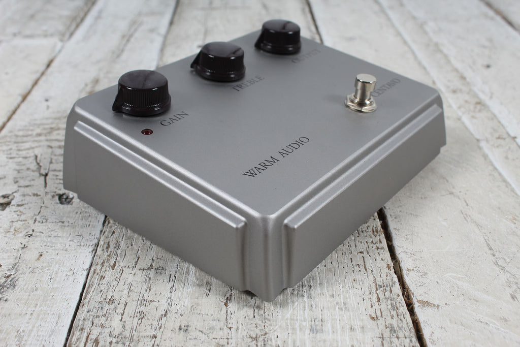 Warm Audio Centavo Overdrive Limited Edition Silver Electric Guitar Effects Pedal