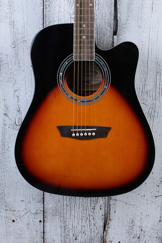 Washburn Vintage Series WA90CE Acoustic Electric Guitar Vintage Sunburst