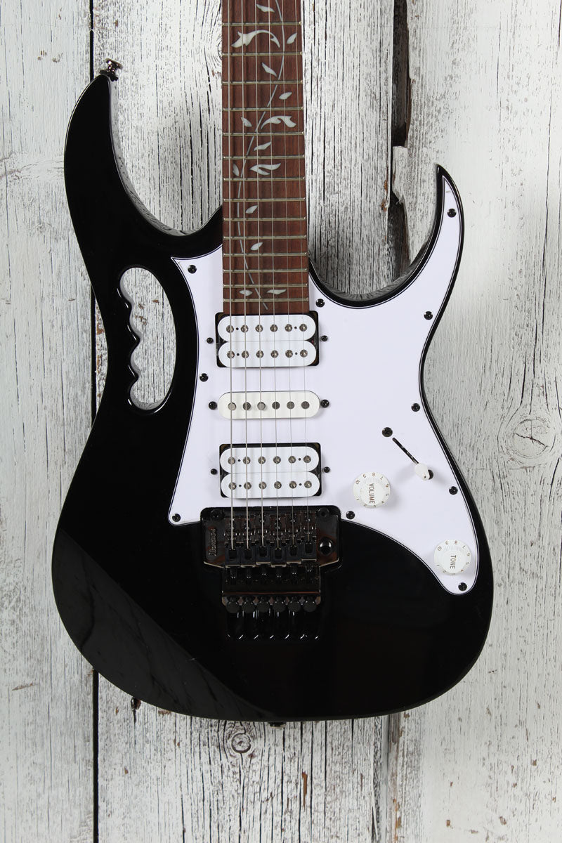 Ibanez Steve Vai Signature JEM JR Electric Guitar Quantum HSH Black JEMJRBK