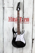 Ibanez Steve Vai Signature JEM JR Electric Guitar Quantum HSH Black JEMJRBK