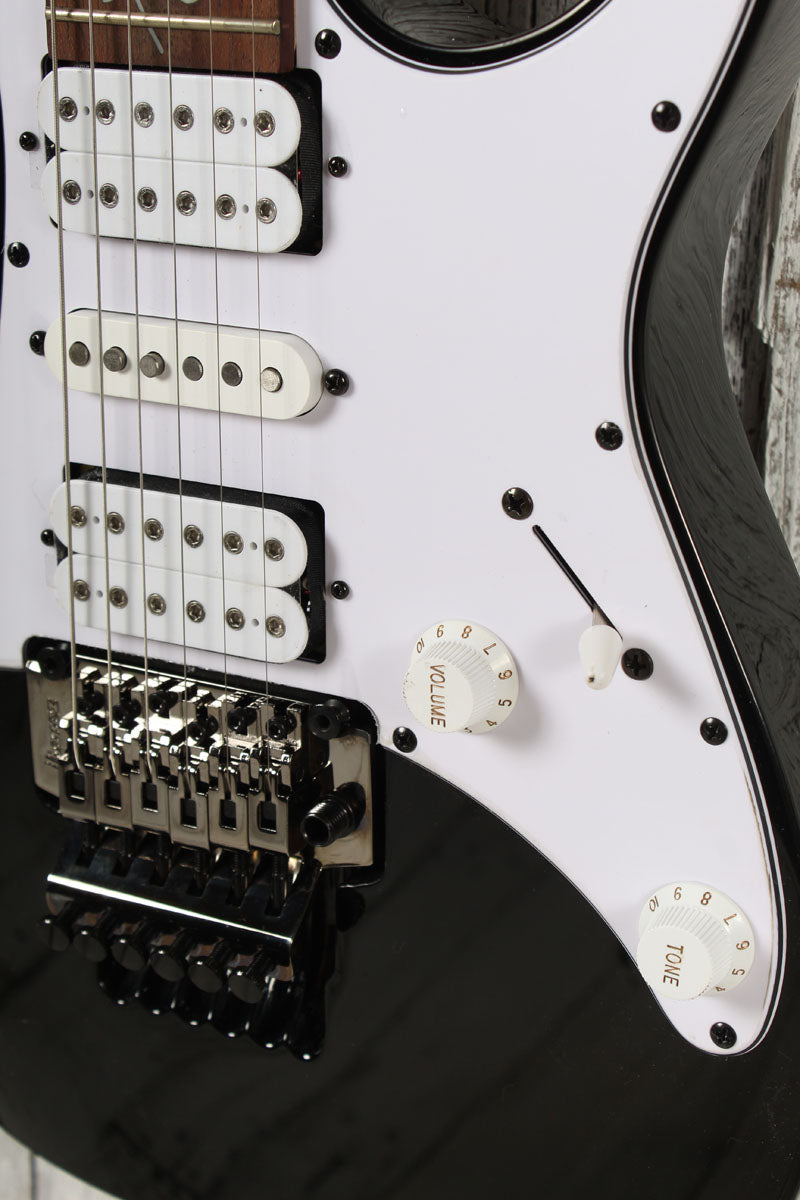 Ibanez Steve Vai Signature JEM JR Electric Guitar Quantum HSH Black JEMJRBK