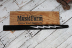 Henry Heller HPBLT-02 2 Inch Width Garment Leather Guitar Strap Lightning Bolt