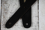 Henry Heller HPBLT-01 2 Inch Width Garment Leather Guitar Strap Lightning Bolt