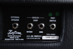 Kustom KG100FX212 Electric Guitar Amplifier 100 Watt 2 x 12 Combo Amp