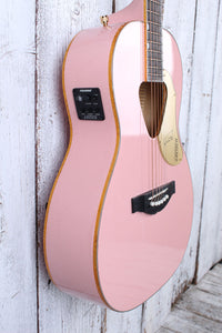 Gretsch G5021E Rancher Penguin Parlor Acoustic Electric Guitar Shell Pink