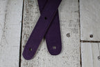 Henry Heller HPX-PUR  2 Inch Wide Purple Suede Adjustable Guitar Strap
