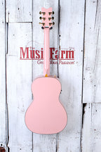 Gretsch G5021E Rancher Penguin Parlor Acoustic Electric Guitar Shell Pink