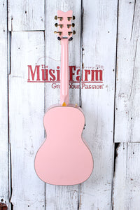 Gretsch G5021E Rancher Penguin Parlor Acoustic Electric Guitar Shell Pink