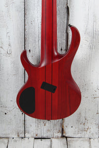Ibanez BTB866MS 6 String Electric Bass Guitar Brown Topaz Burst Flat with Case