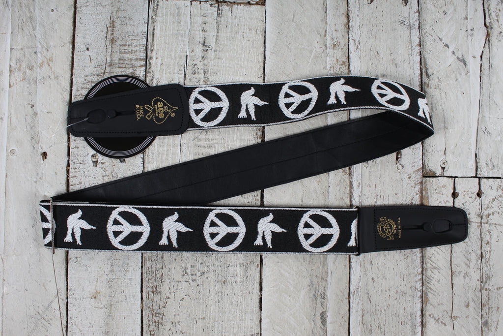 D'Andrea ACEPRO-6 Ace Pro LOCK-IT Locking Guitar Strap 2 Inch Wide Jacquard Guitar Strap