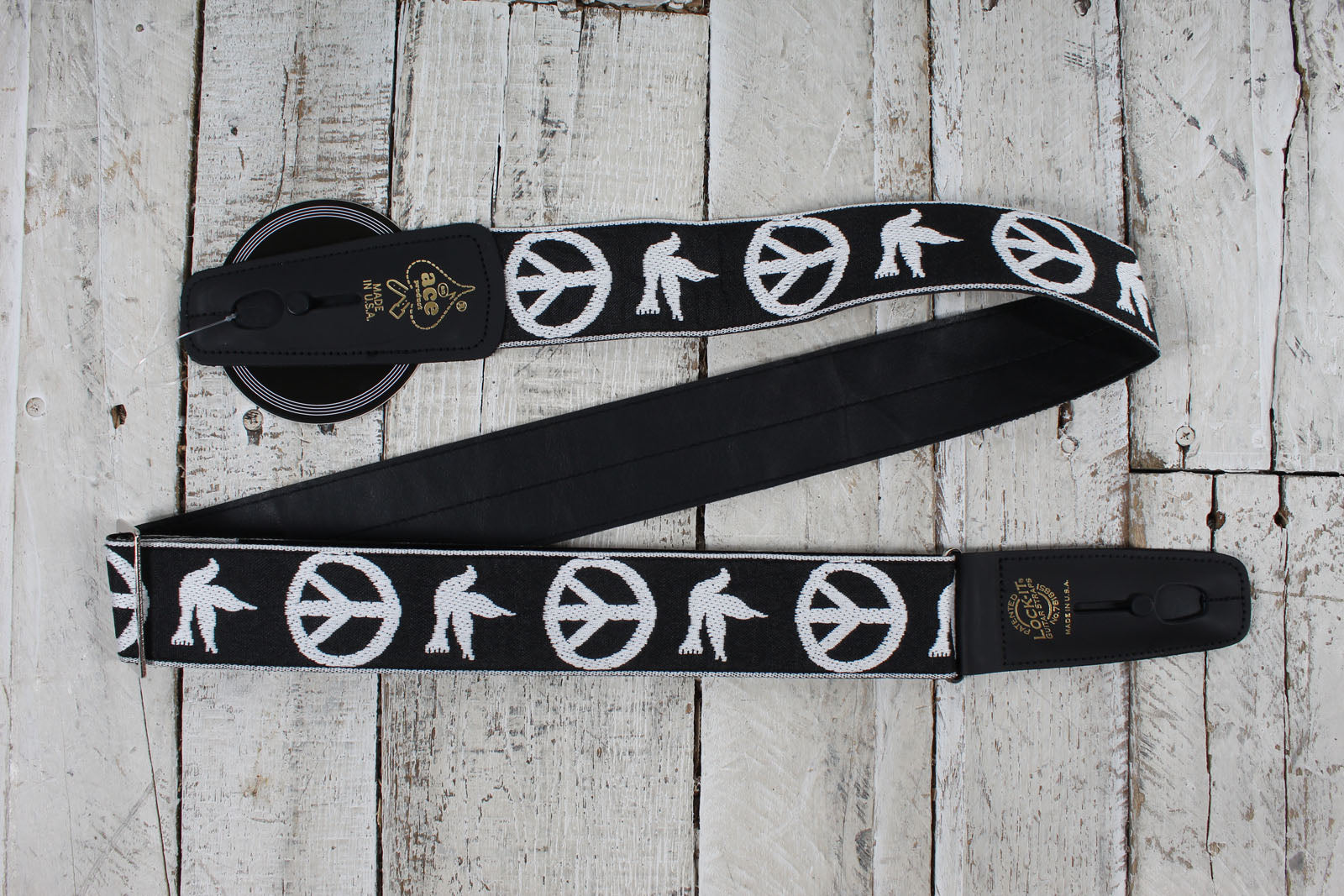 D'Andrea ACEPRO-6 Ace Pro LOCK-IT Locking Guitar Strap 2 Inch Wide Jacquard Guitar Strap