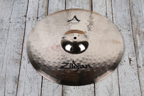 Zildjian A Heavy Crash Cymbal 17 Inch Crash Drum Cymbal Brilliant Finish A0277