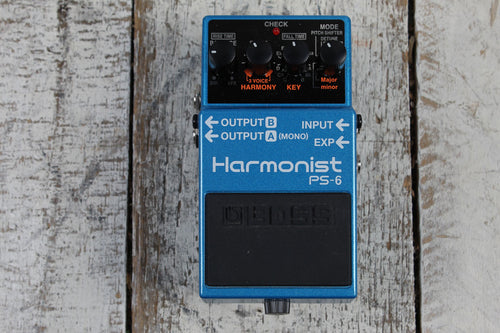 Boss PS-6 Harmonist Pitch Shifter Effects Pedal Electric Guitar Harmony Pedal